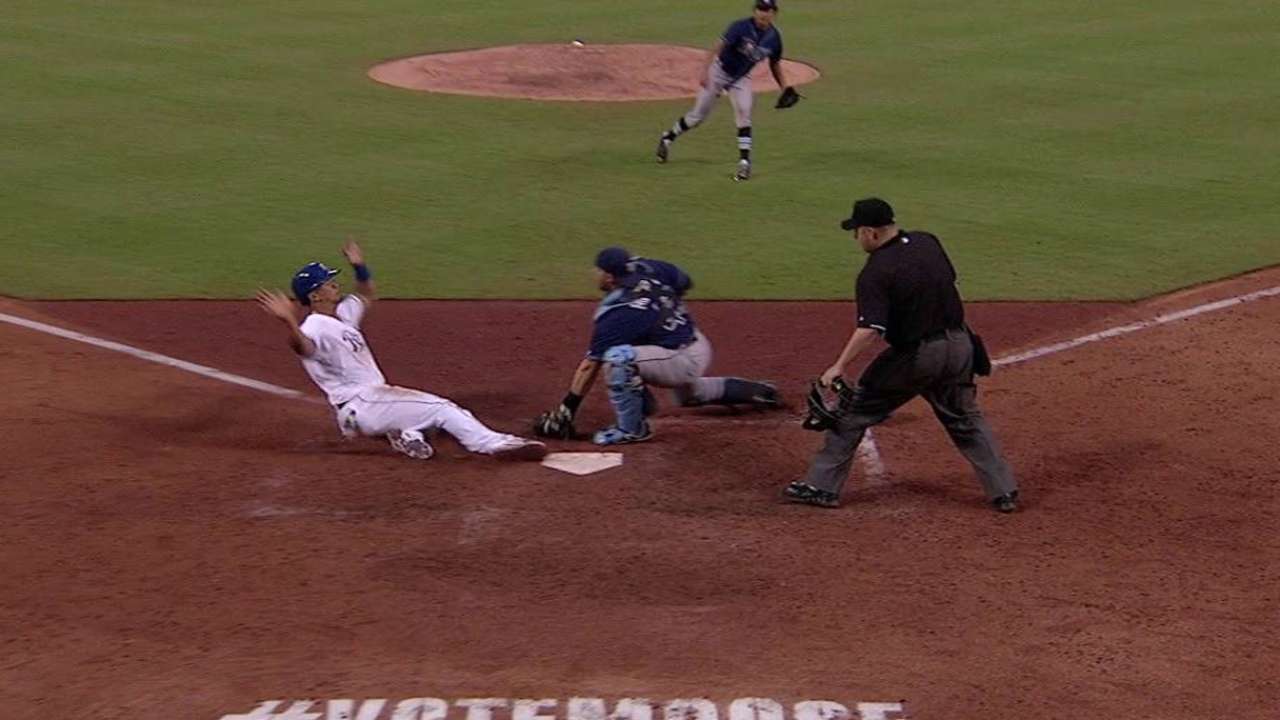 Cain's RBI single