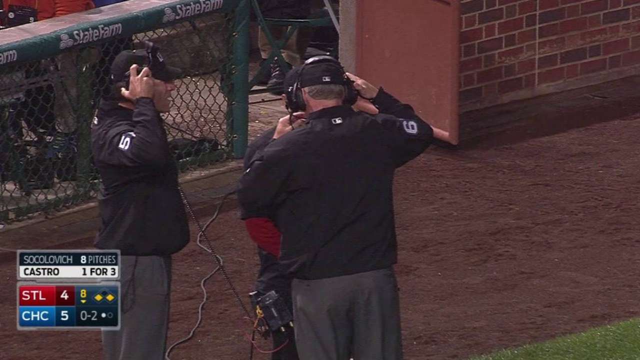 Castro's foul ball confirmed