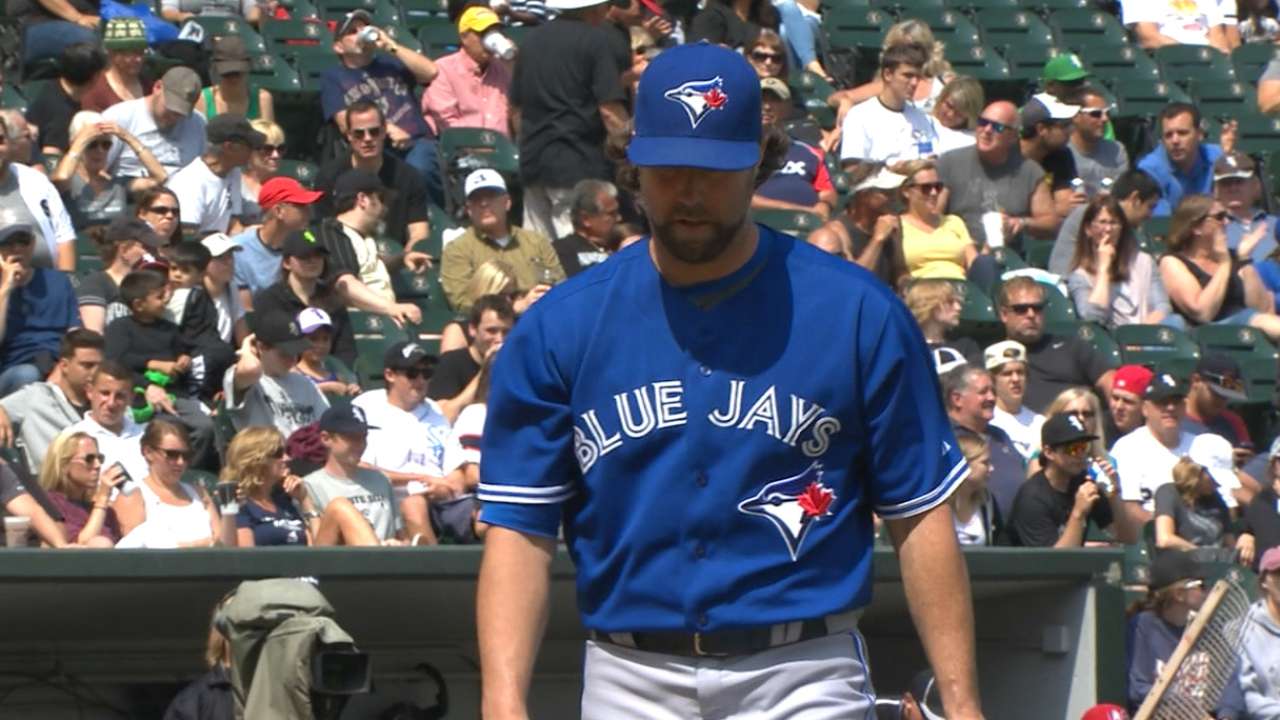 Blue Jays struggle to pick up slack for Dickey