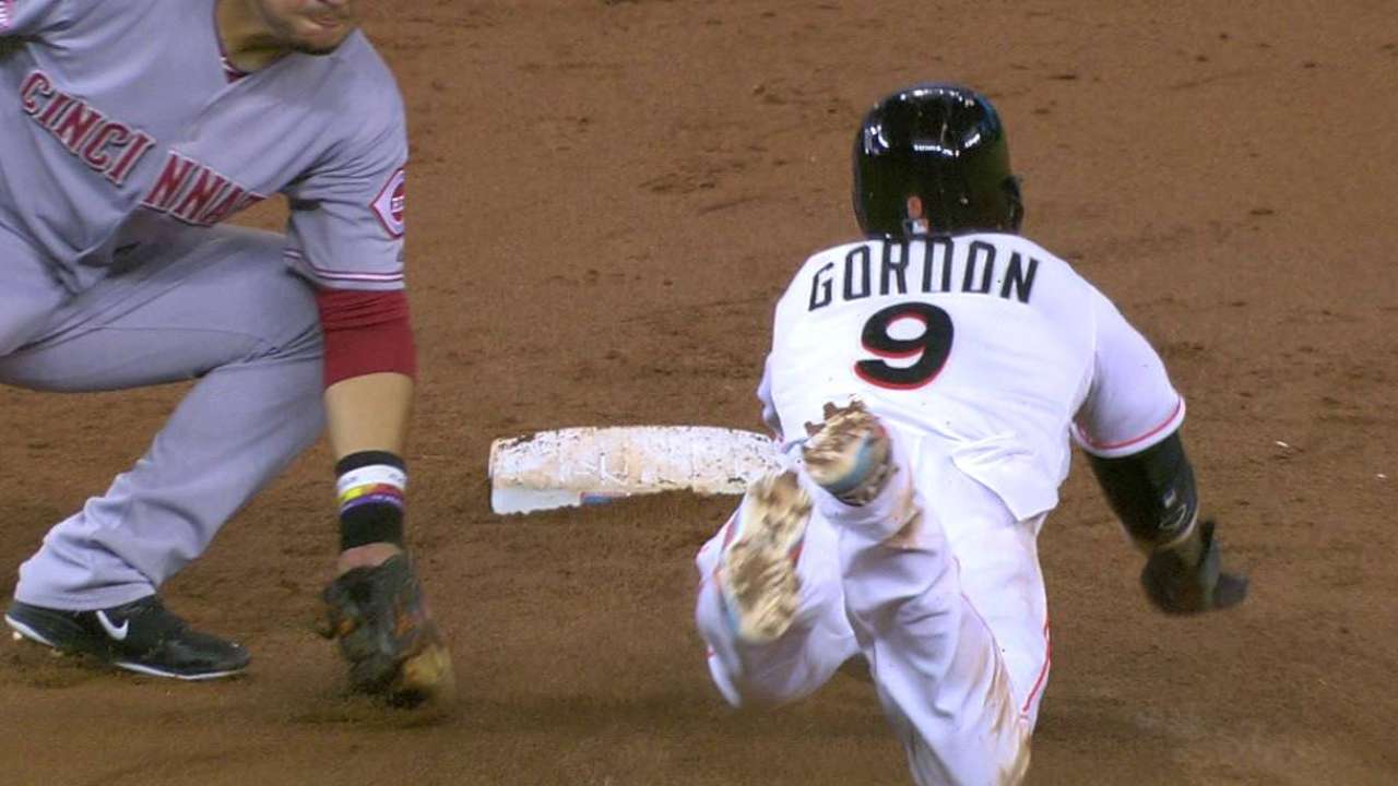 Barnhart nabs Gordon at second