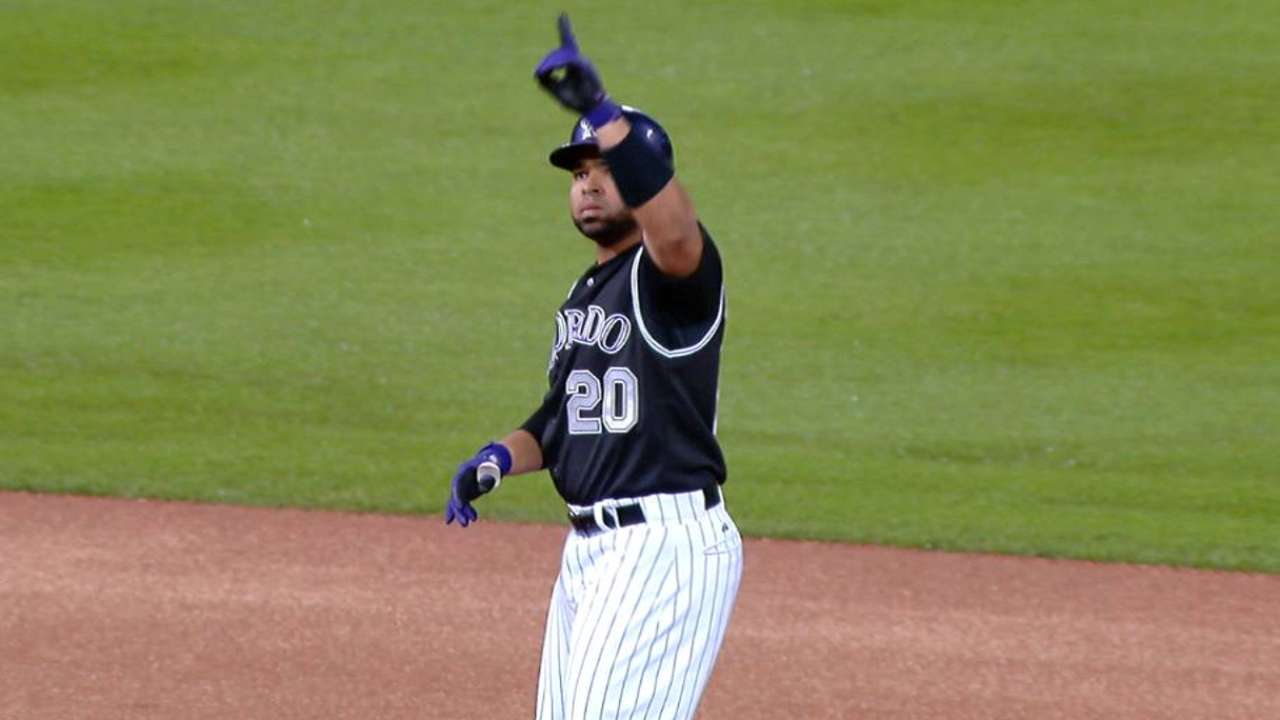 Rosario's RBI double