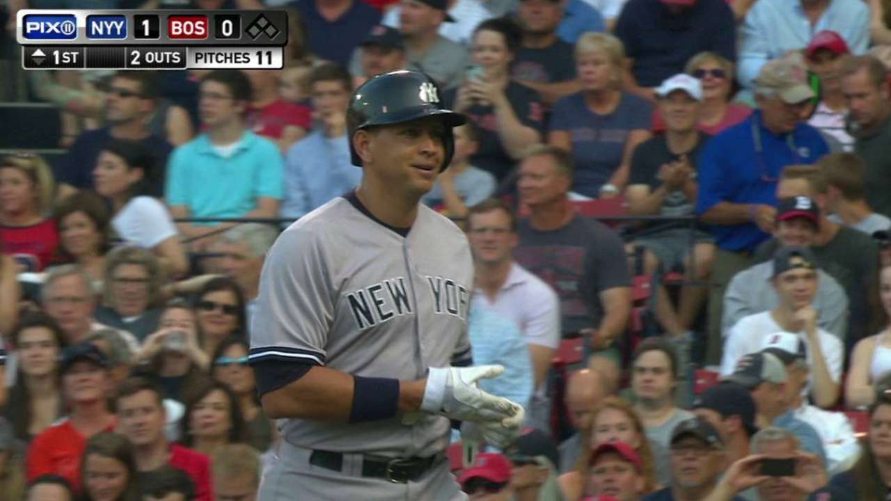 A-Rod, Pineda llevan a Yankees a victoria en Boston