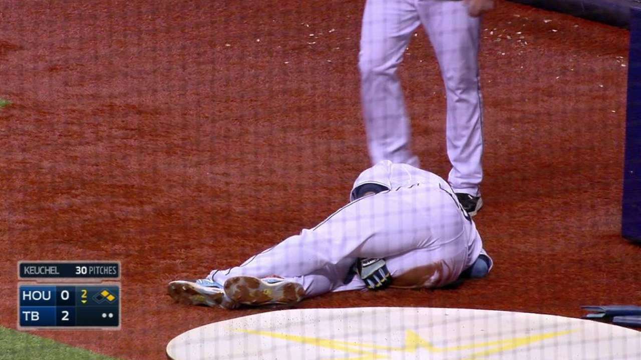 Rivera plates pair, Cabrera hurt