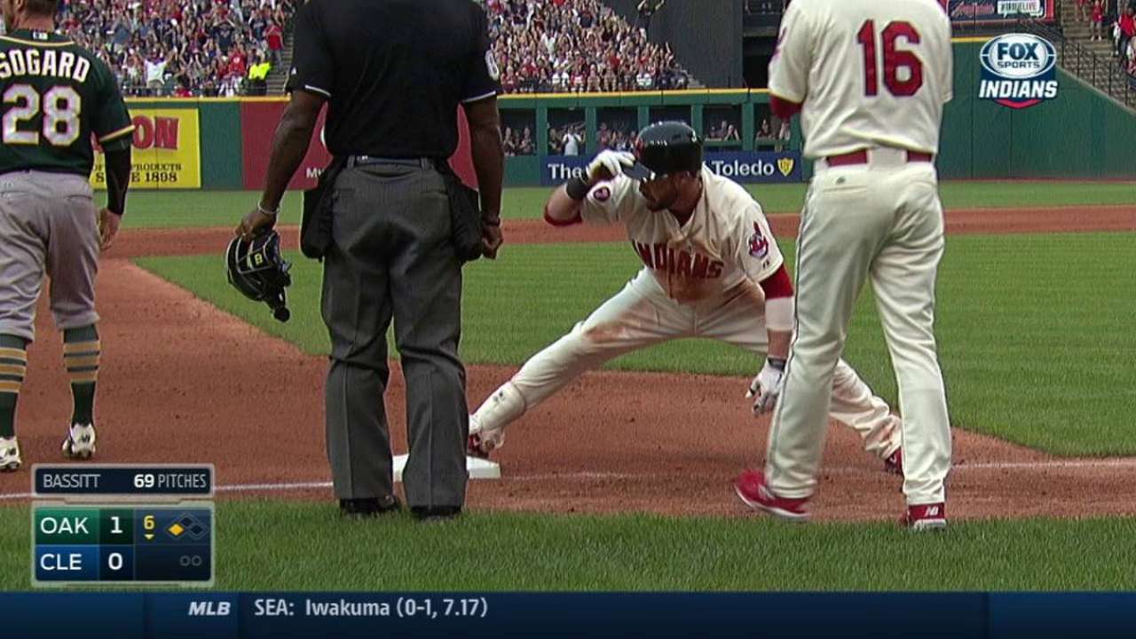 Kipnis' triple in the 6th inning