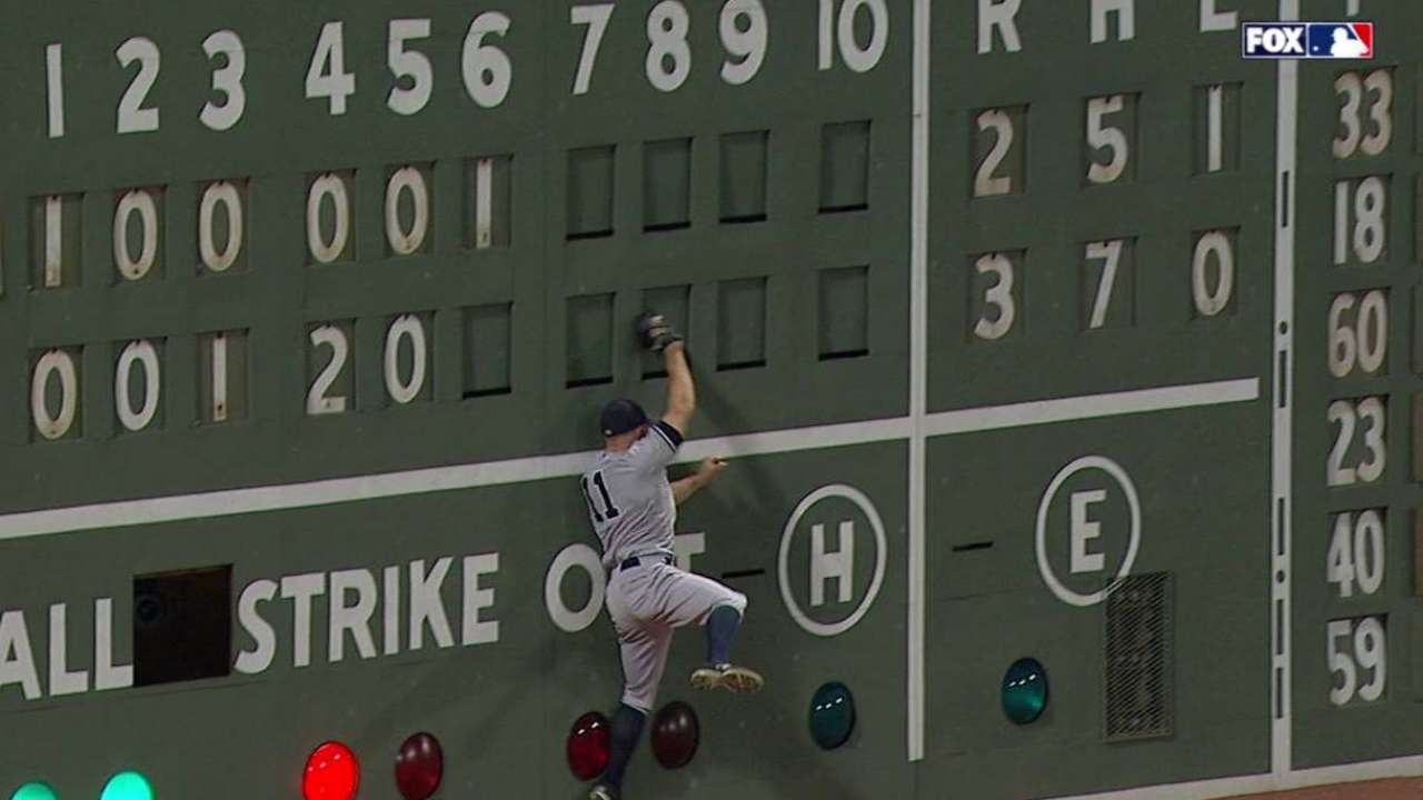 Gardner's leaping catch