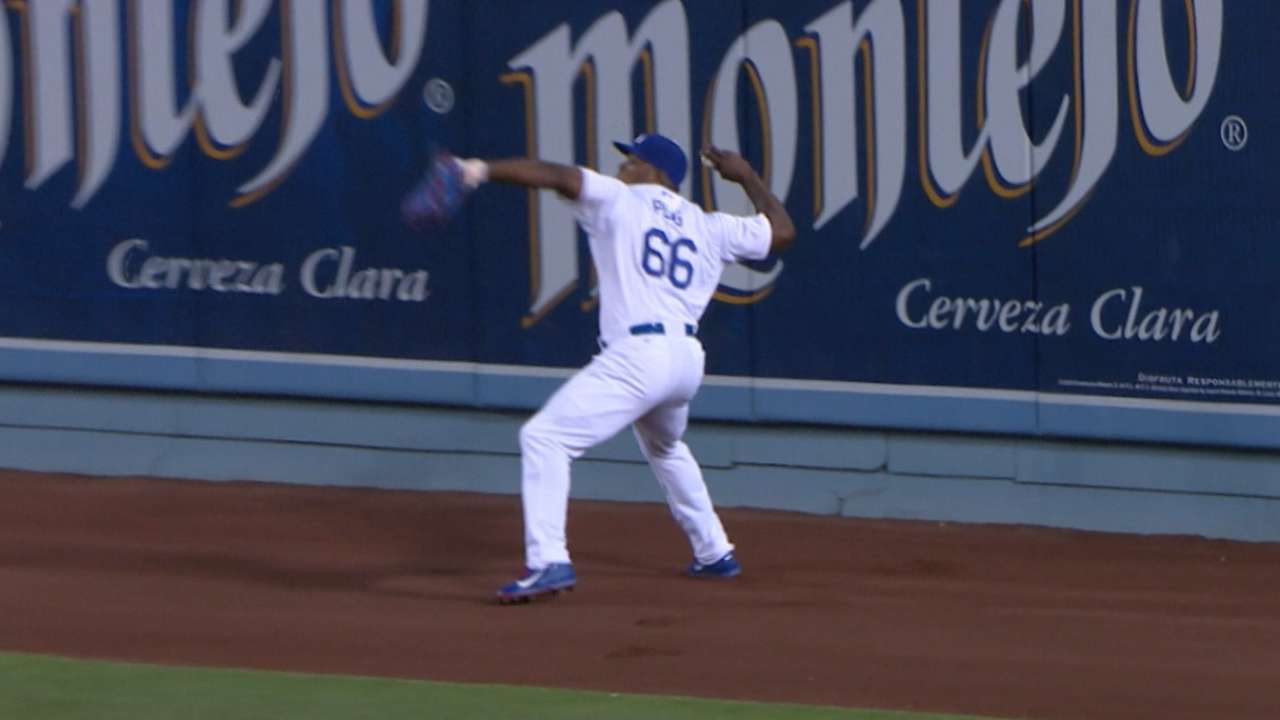 Puig fires cannon for highlight-reel assist