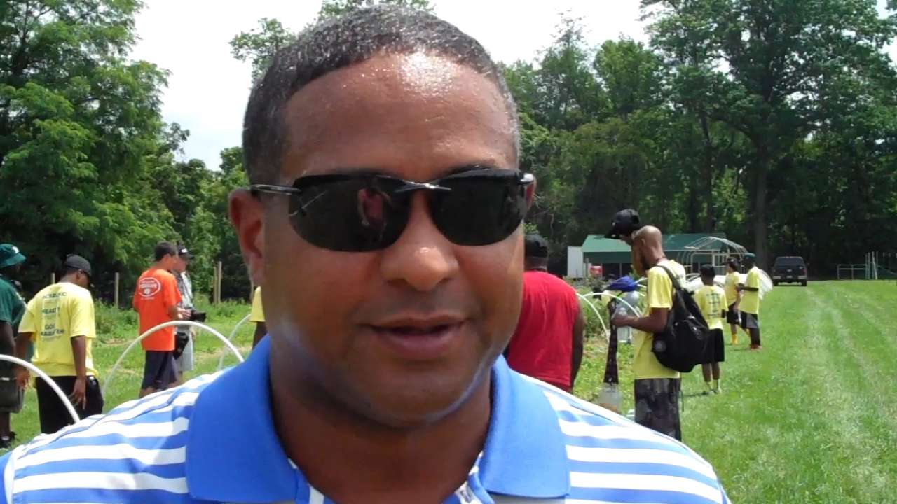 Local Cincy kids enjoying Jr. RBI experience