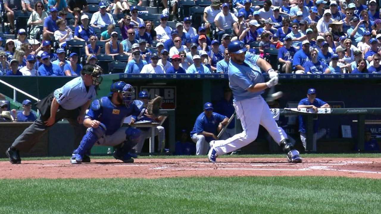 Morales' three-run homer