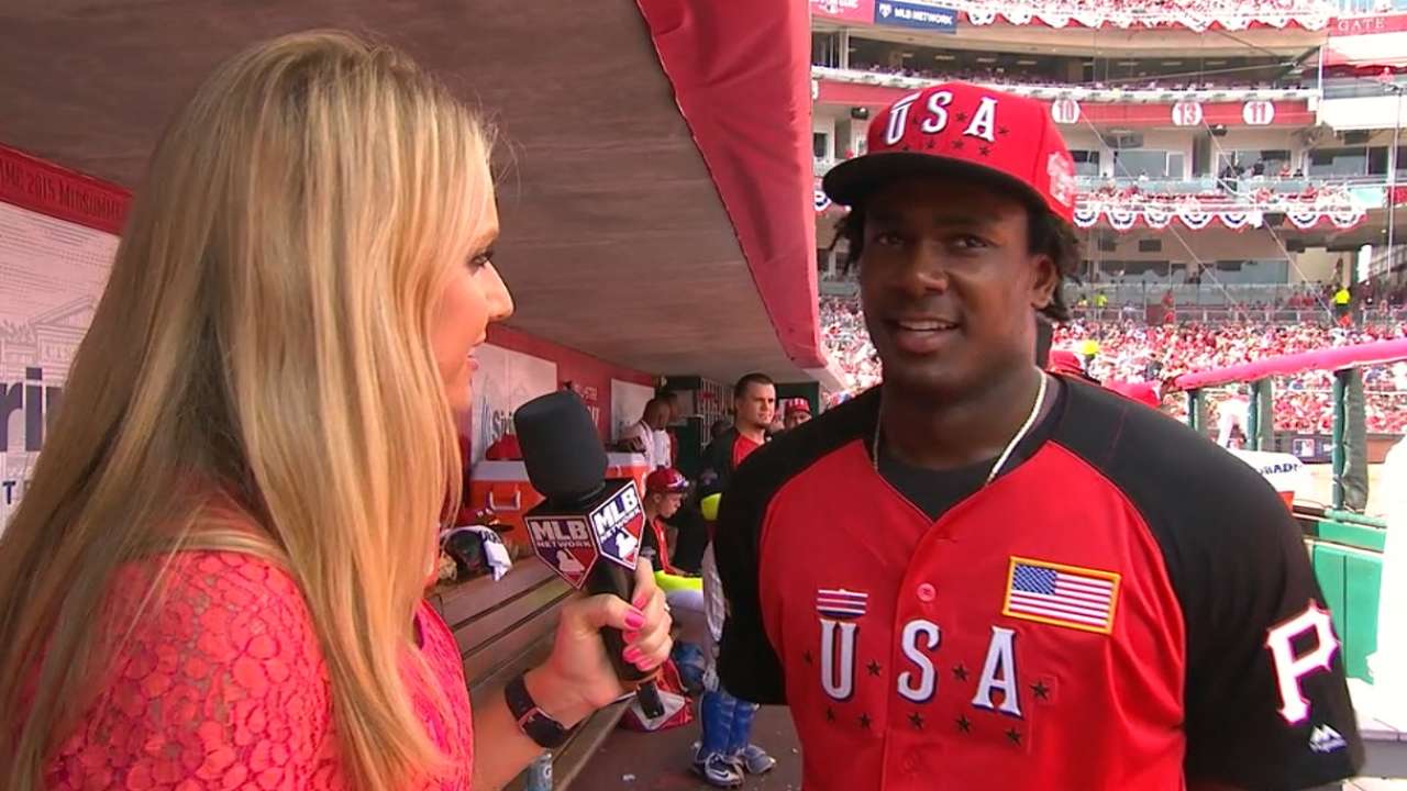 Bell on hitting homer