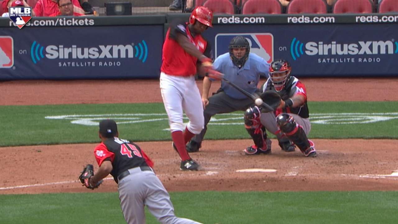 Bell's two-run homer