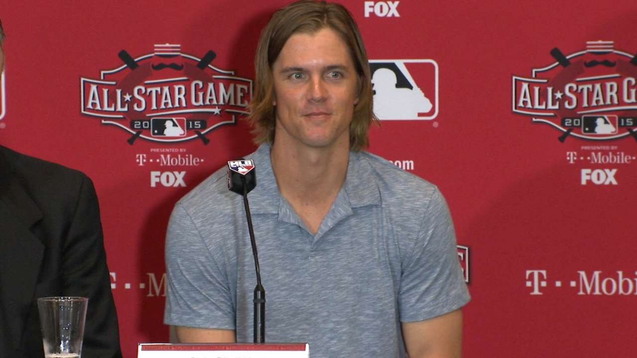 Greinke chosen to start All-Star Game for NL