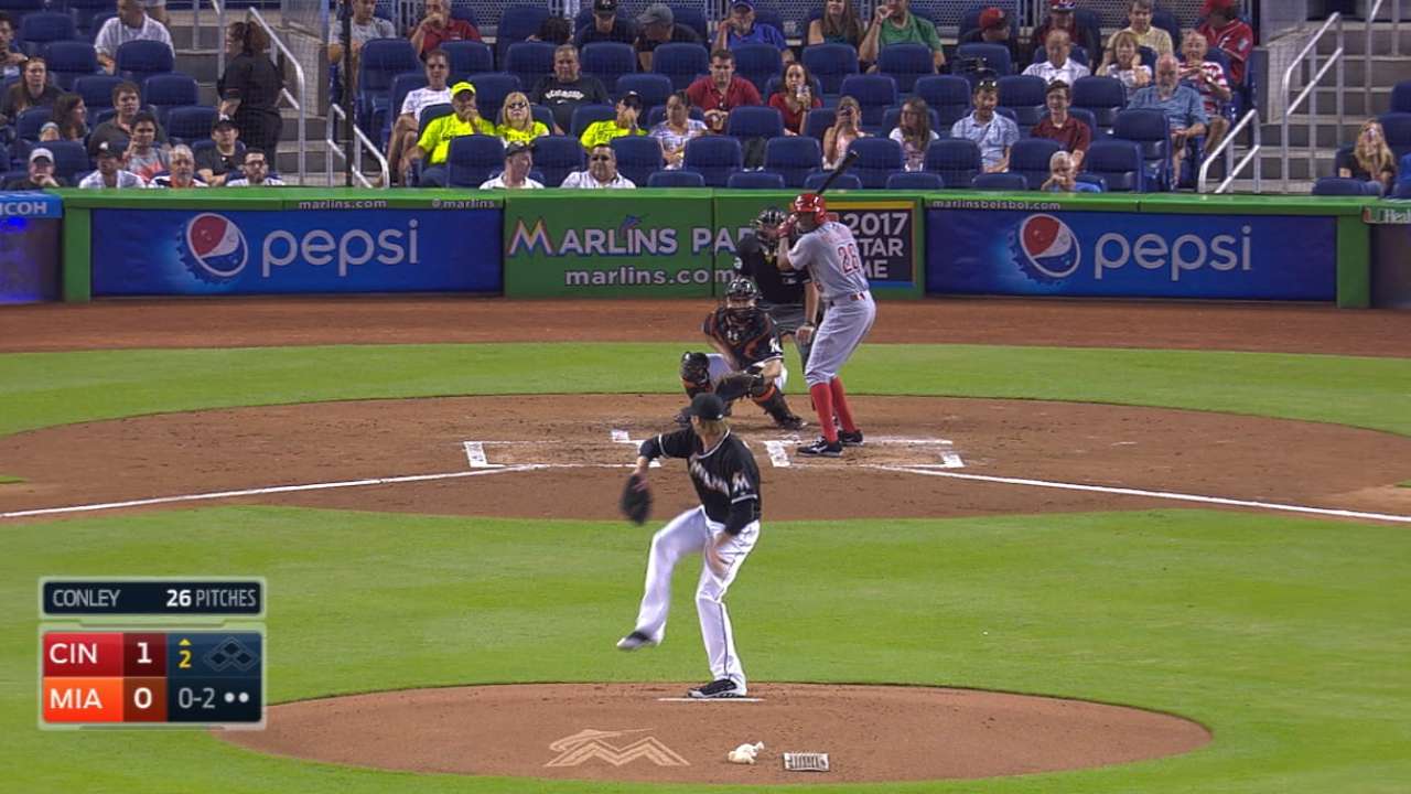 Conley wins in 1st career start