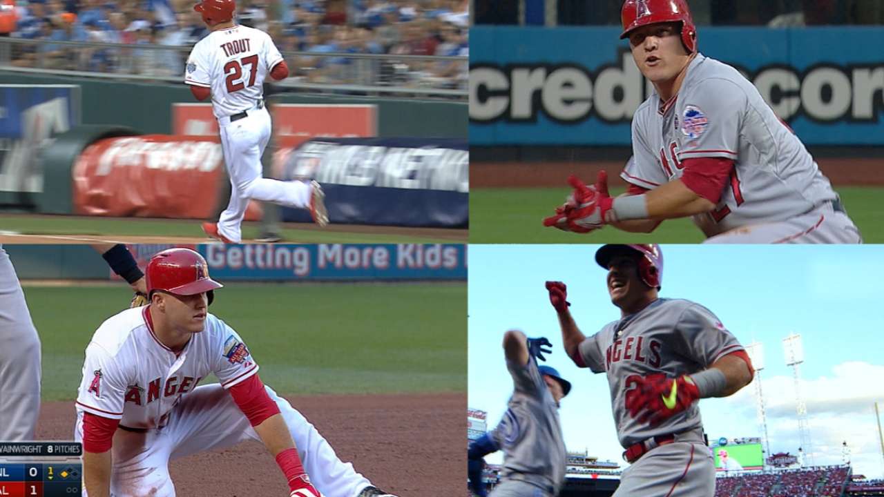 Mike Trout, primer JMV del All-Star en años consecutivos