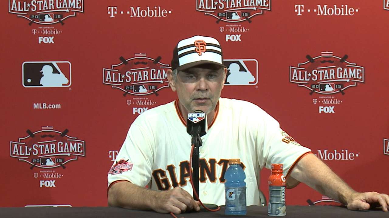 Bochy on NL losing 6-3