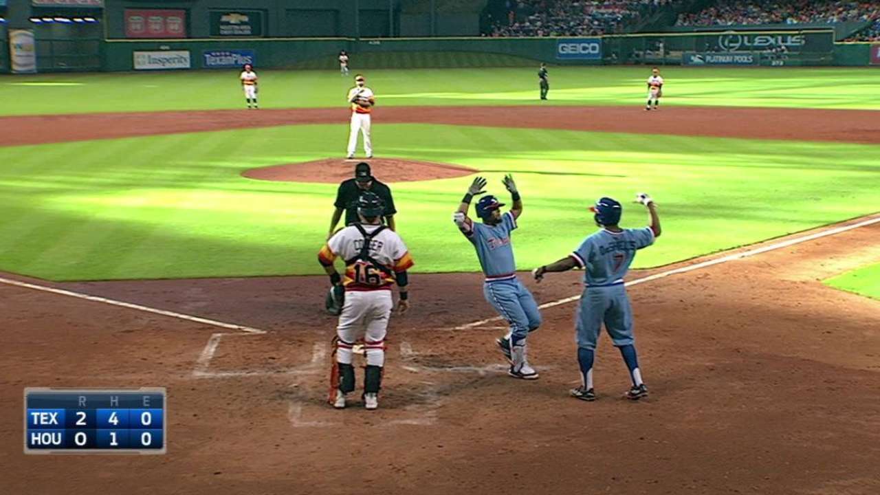 No shove lost as Texas tops Astros