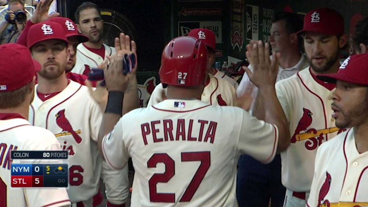 Heyward pega cinco hits en paliza de S.L. ante Mets
