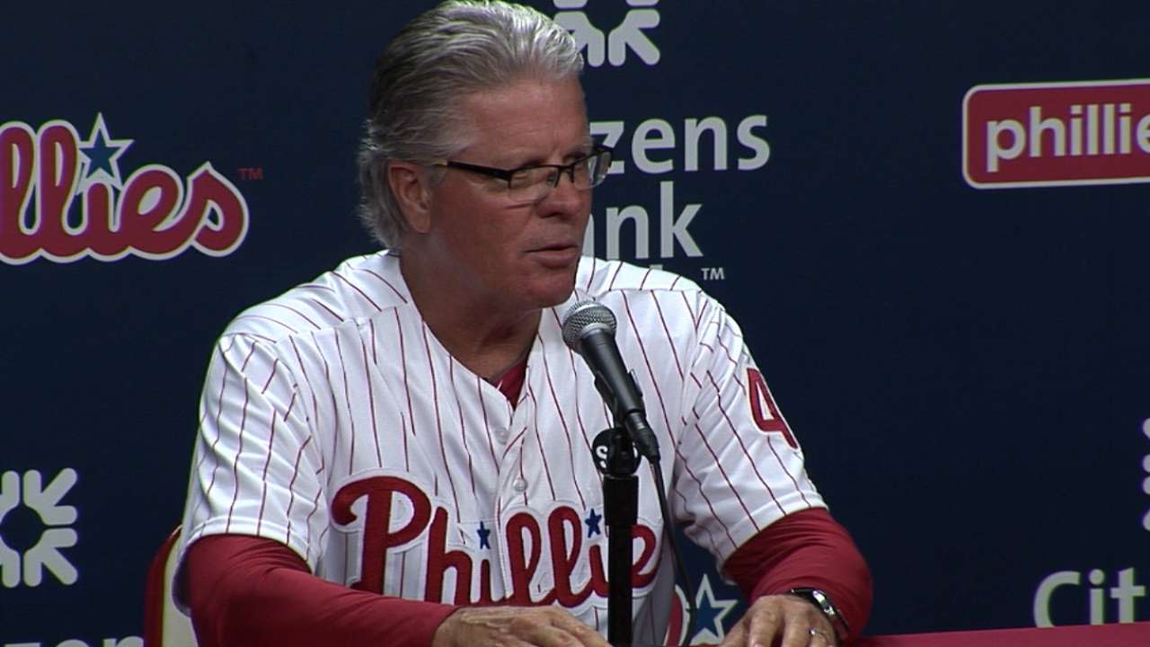 Mackanin on Billingsley's elbow