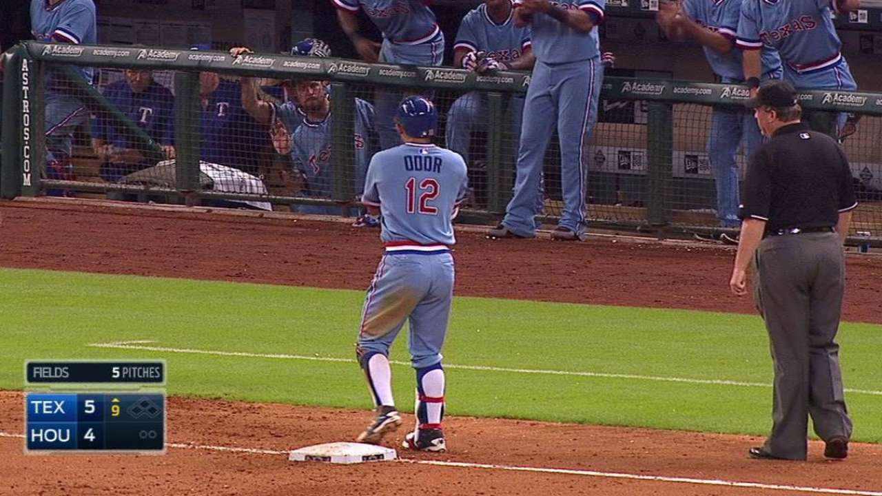 Odor triples in 9th