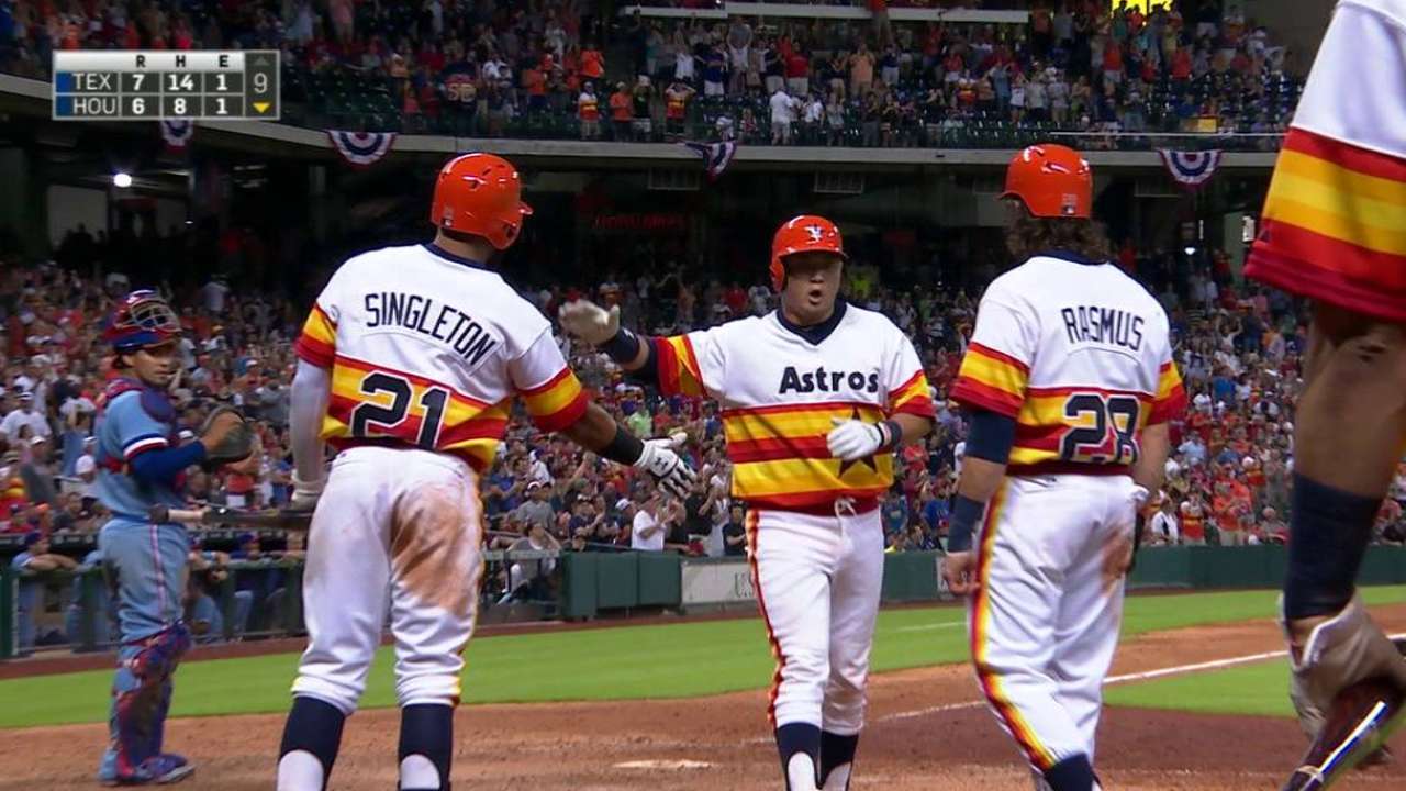 Conger's two-run money ball