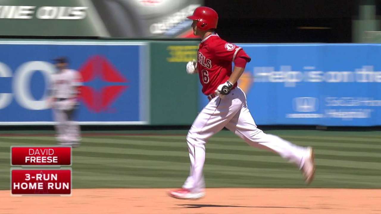 Freese's three-run homer