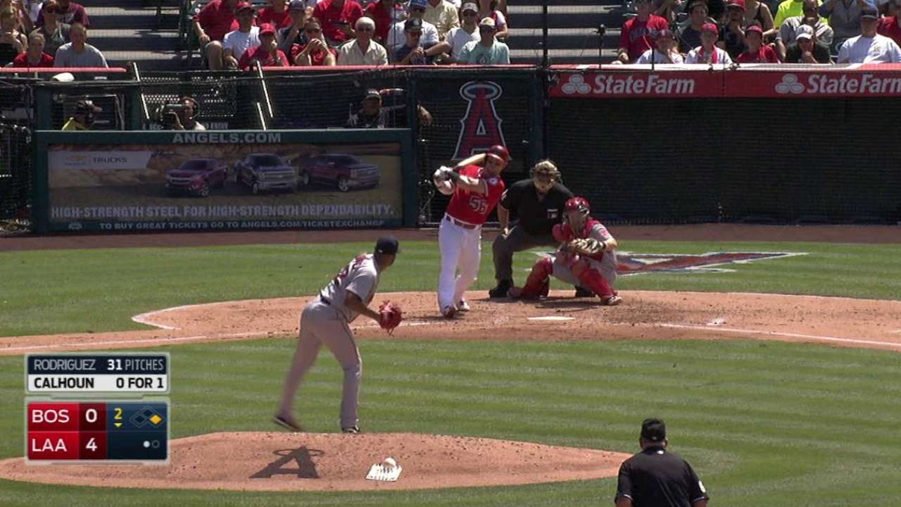 Calhoun's two-run blast
