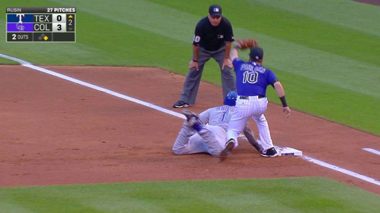 Rusin picks off Andrus