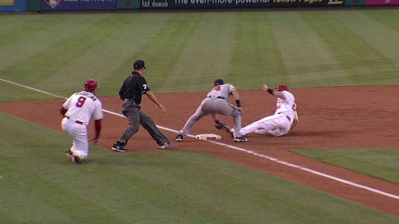Safe call overturned at third