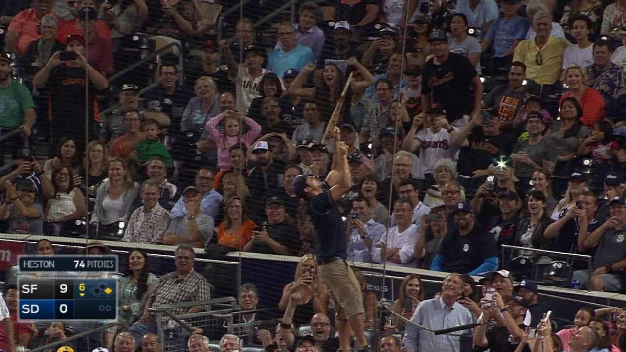 Spider-Man moonlighting for Padres grounds crew