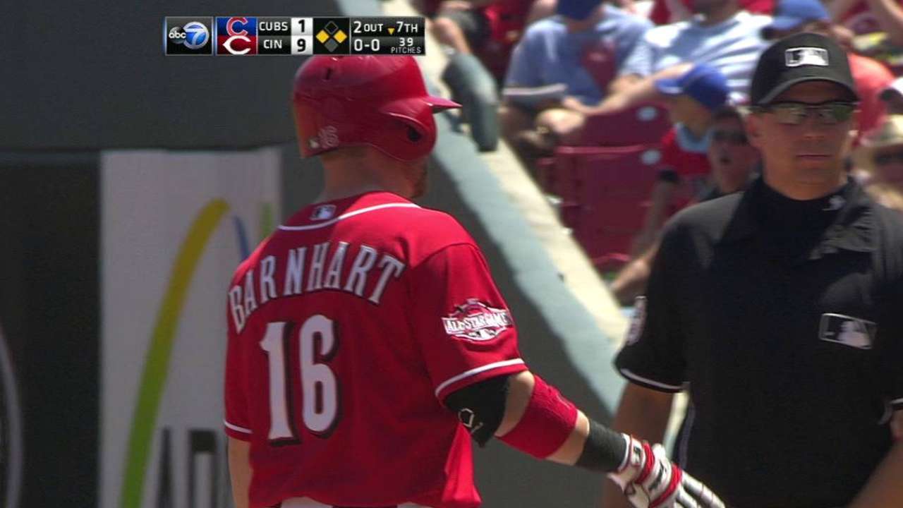 Barnhart making most of opportunity with Reds