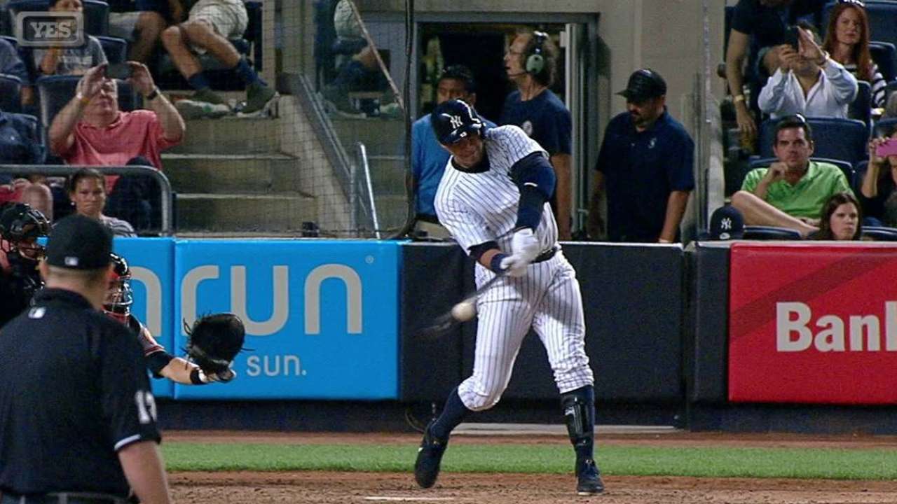 A-Rod pegó su 20mo HR en victoria de los Yankees