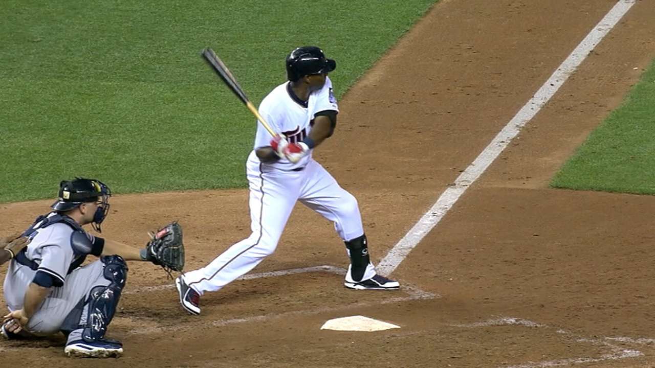 Twins blast four home runs