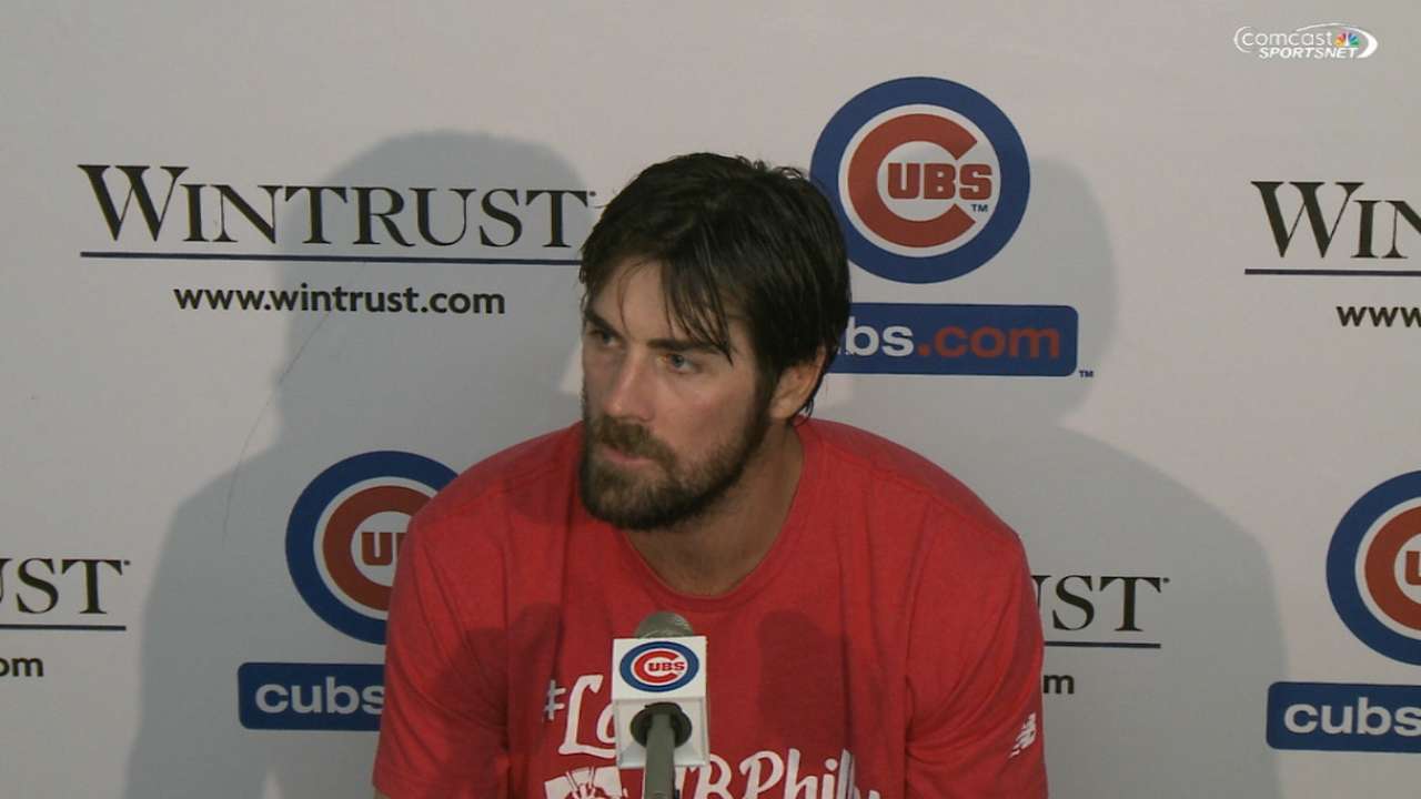 Hamels on no-hitter in Chicago