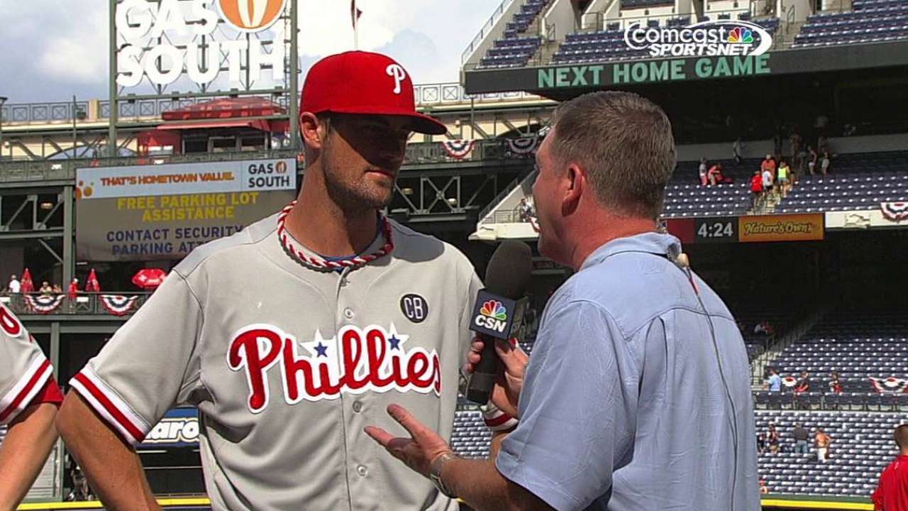 Hamels on combined no-hitter