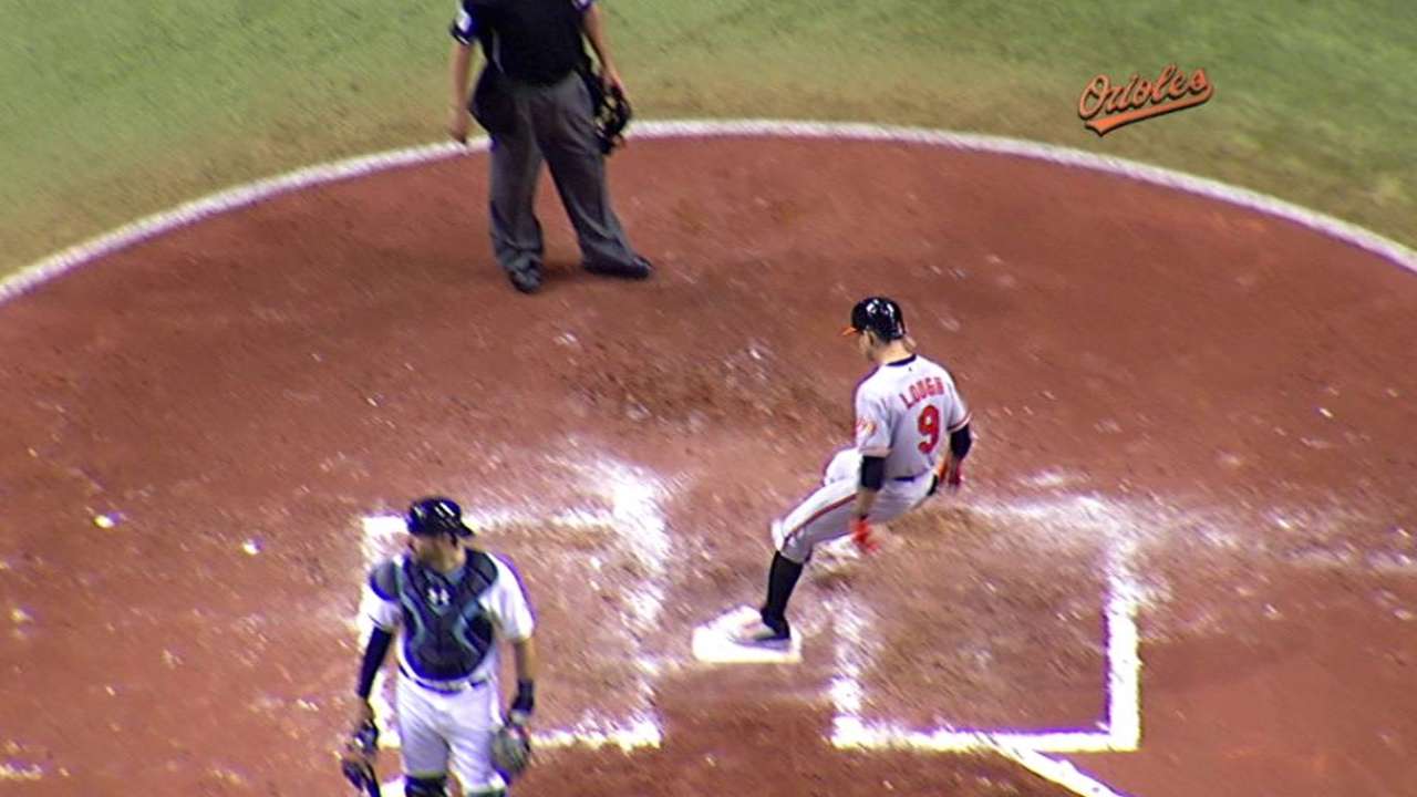 Lough's little league home run