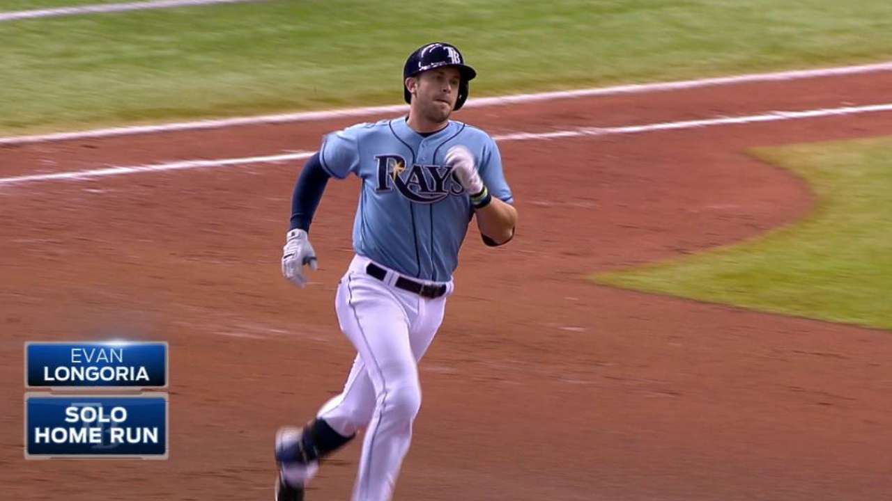 Longoria's solo homer