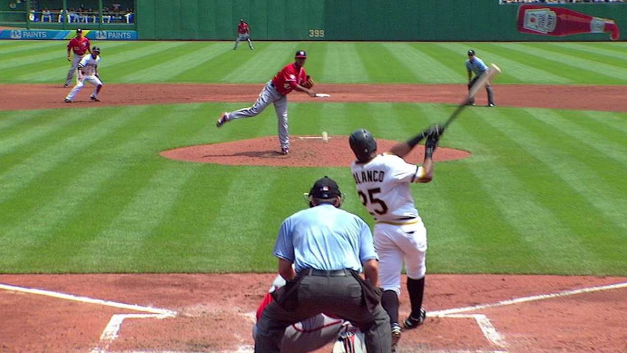 Polanco's RBI single