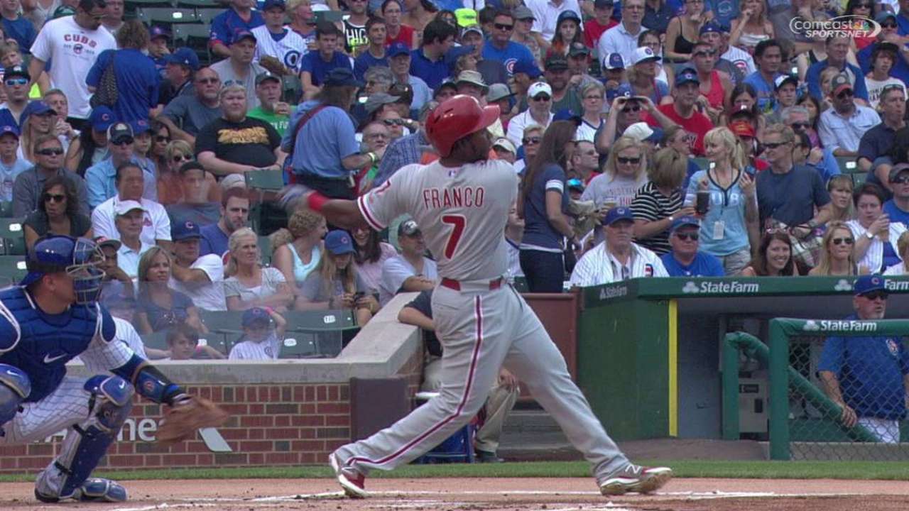 Franco's two-run homer