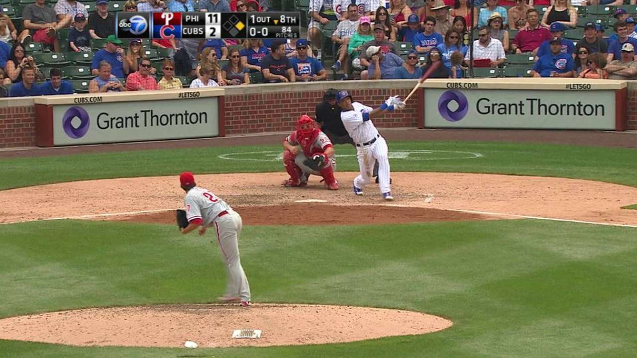 Russell's two-run homer