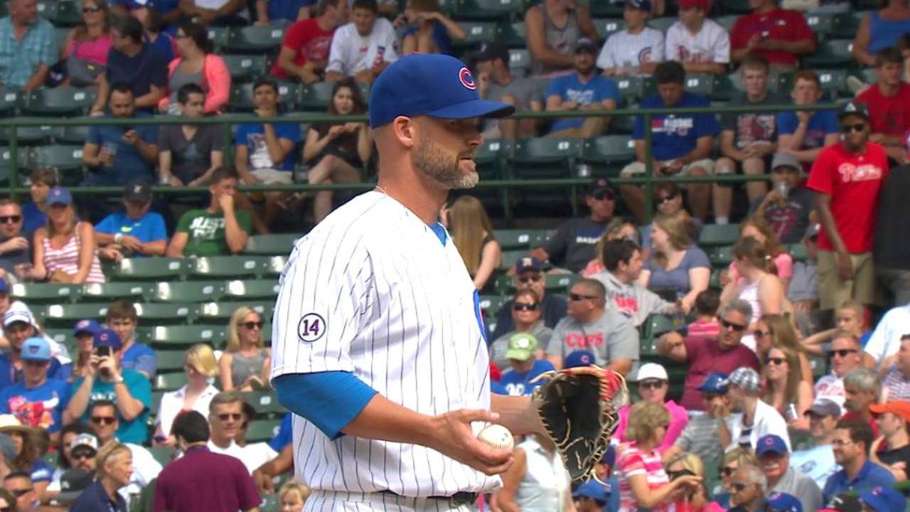 Ross pitches for Cubs