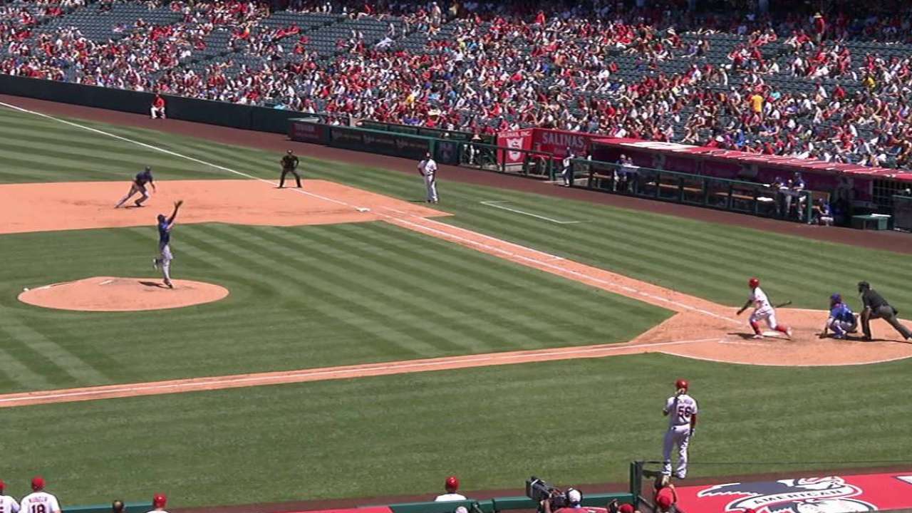 Martinez stays with grounder