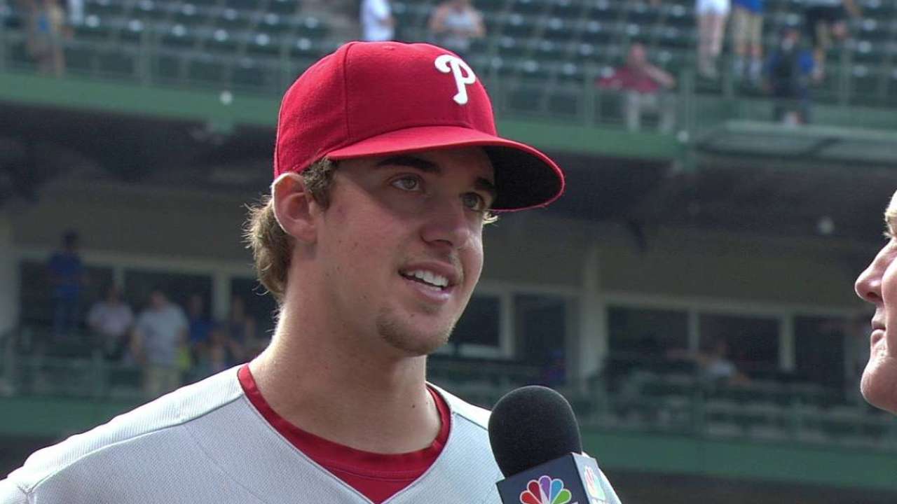 Nola talks first big-league win