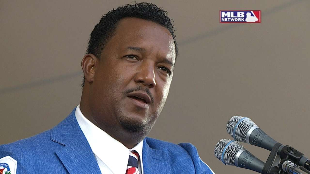 Pedro on Hall of Fame induction