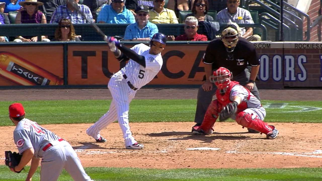 Rockies' 10-run 3rd inning