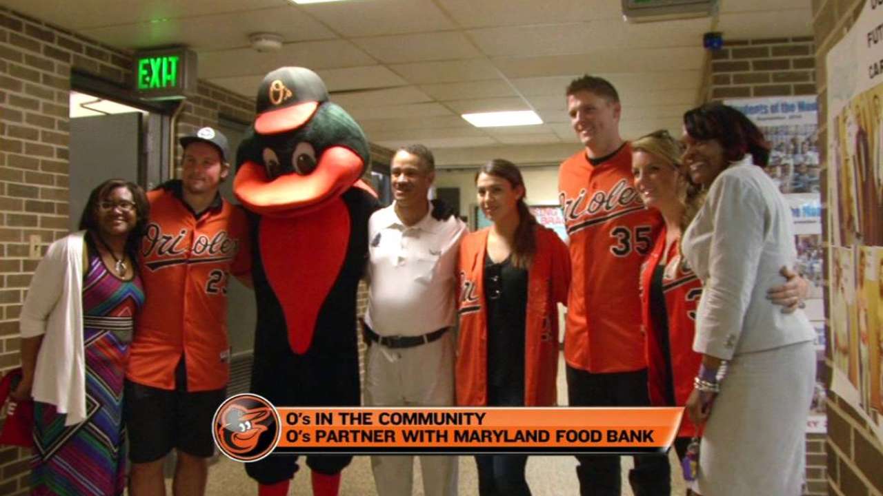 O's committed all year in fight against hunger