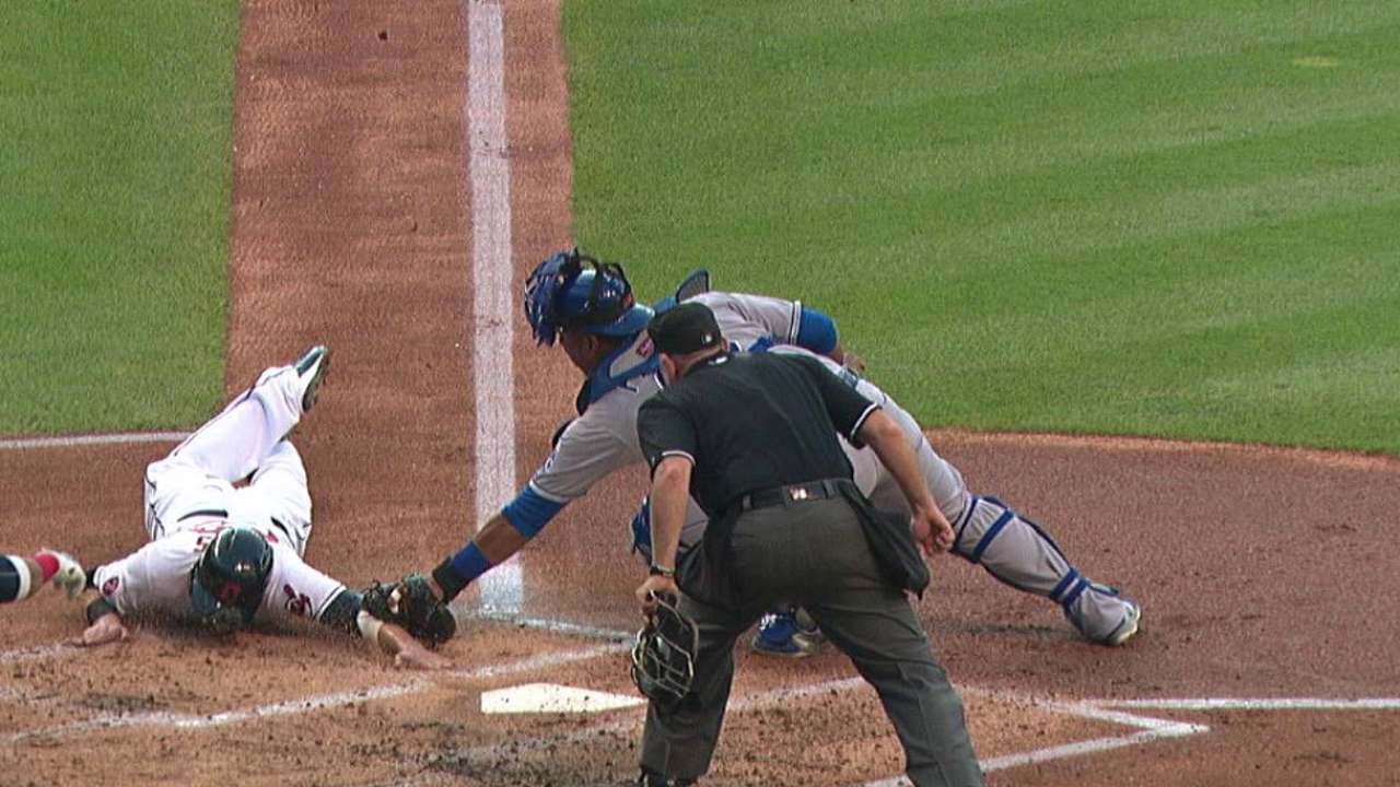 Cain's great throw home