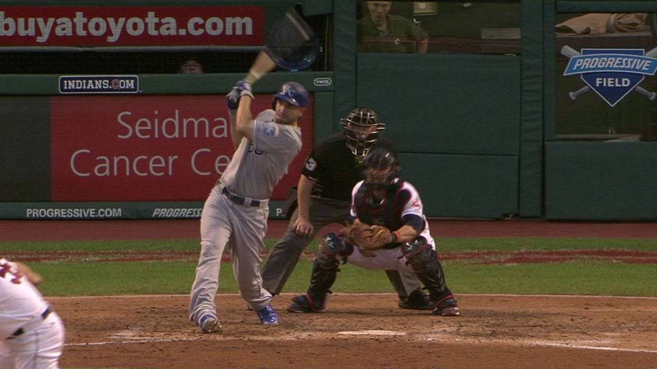 Hosmer's RBI single