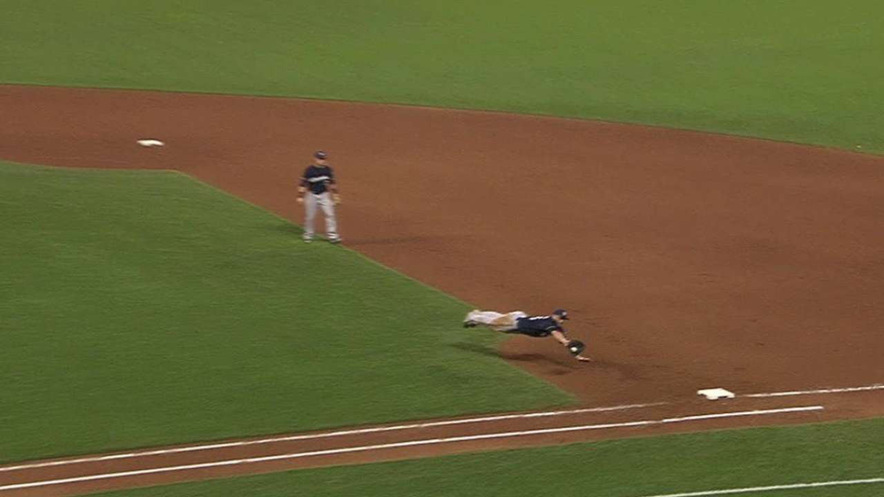Peterson's diving stop