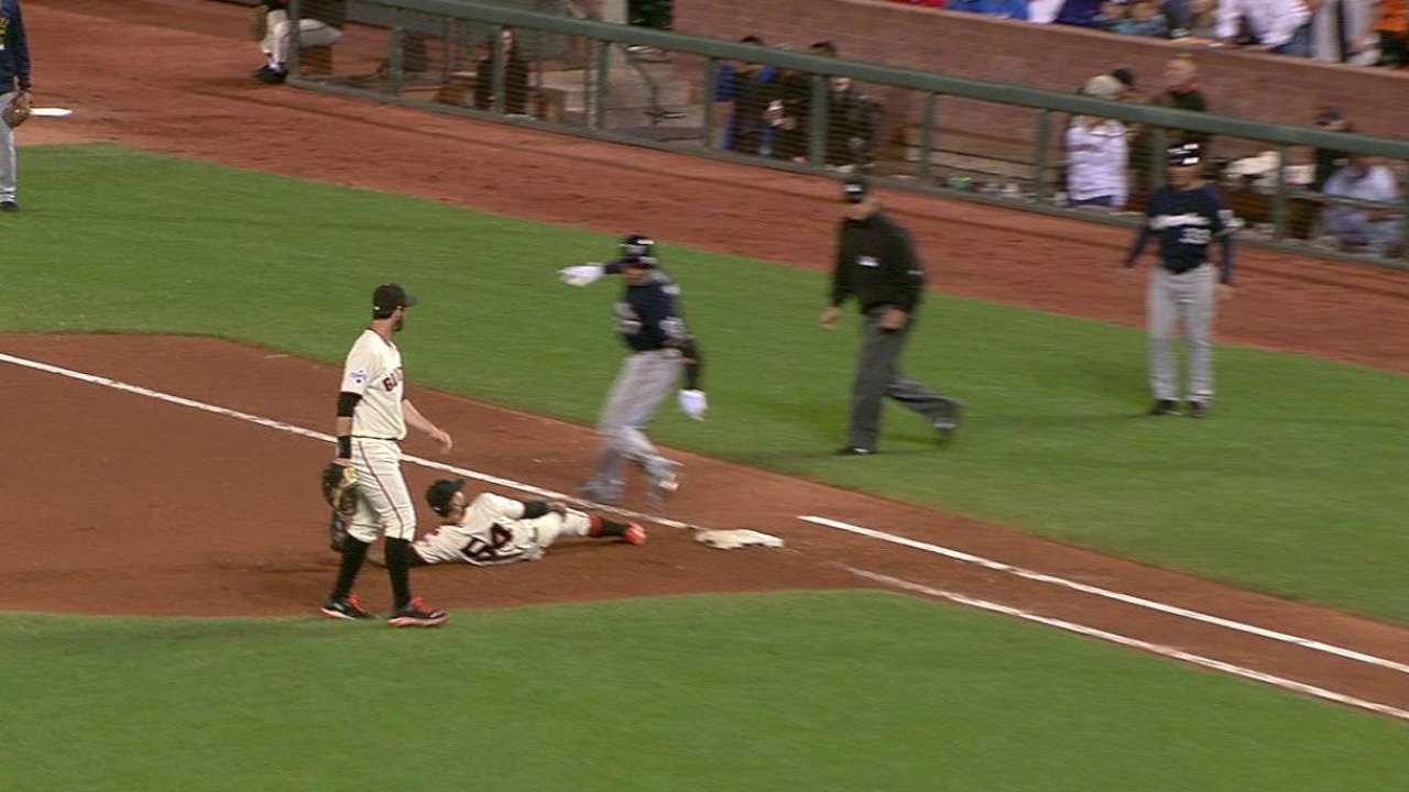 Gomez's infield single