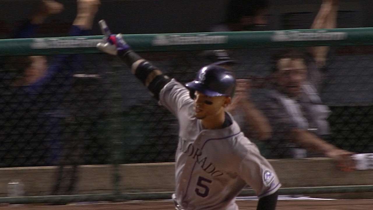CarGo's big night overshadowed by loss, Tulo deal
