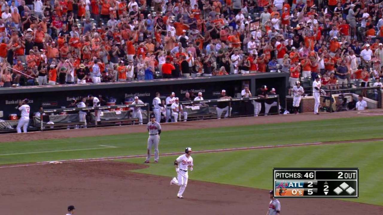 Davis' second homer